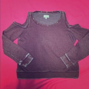 Lucky Brand Cold Shoulder Pullover Medium